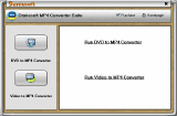 Large screen of 
Daniusoft MP4 Converter Suite



