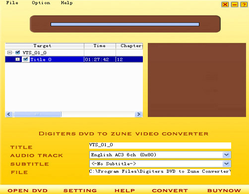 Digiters DVD to Zune Converter - Guides & FAQ