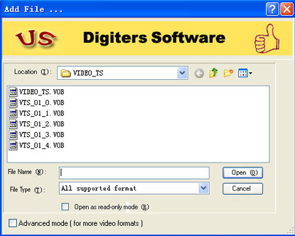 Digiters Video to PSP Converter - Guides
