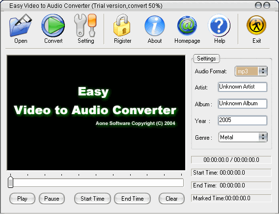 Easy Video to Audio Converter