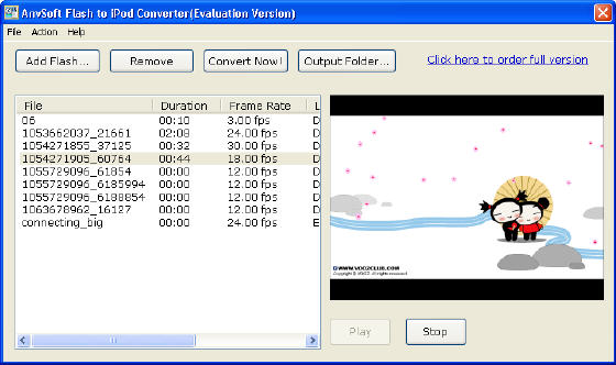 AnvSoft Flash to iPod Converter