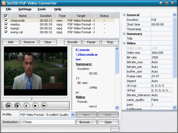 ImTOO PSP Video Converter