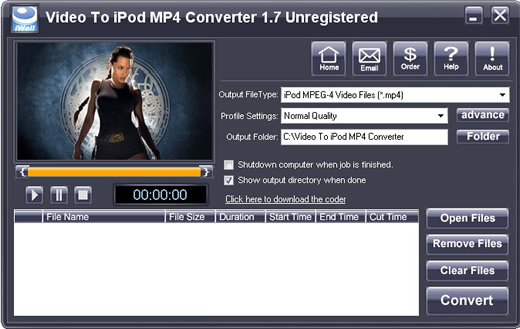 iWellSoft Video To iPod MP4 Converter