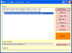 Main window of MP4 to MP3 Converter