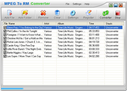 MPEG To RM Converter