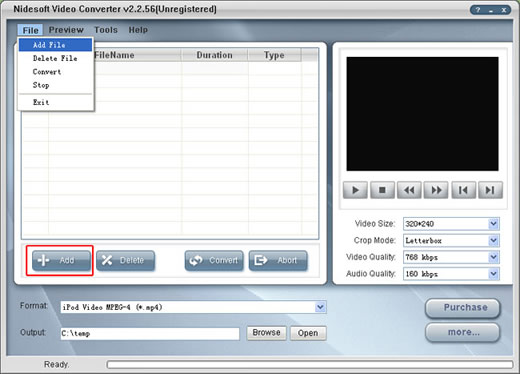 Nidesoft DVD to MPEG Converter - screenshot