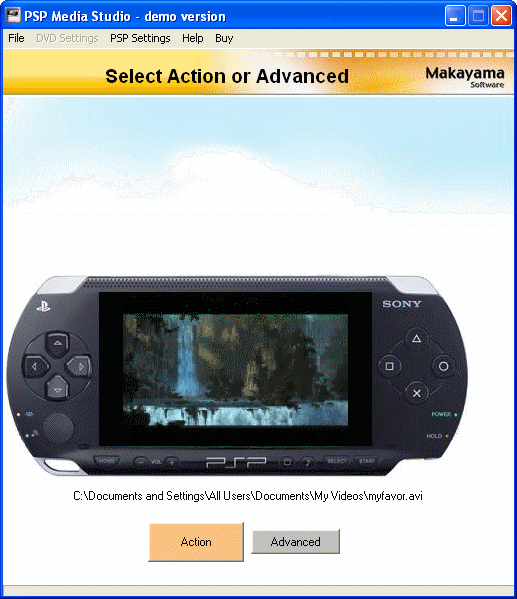 Convert video to PSP - PSP Media Studio
