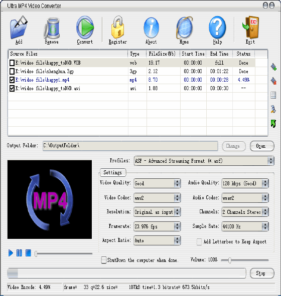 Ultra MP4 Video Converter