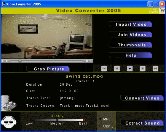 convert video, extract audio - Video Converter