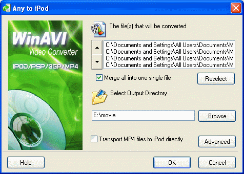 convert any video to iPod