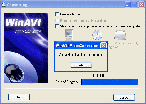 convert video to WMV/DVD - WinAVI Video Converter