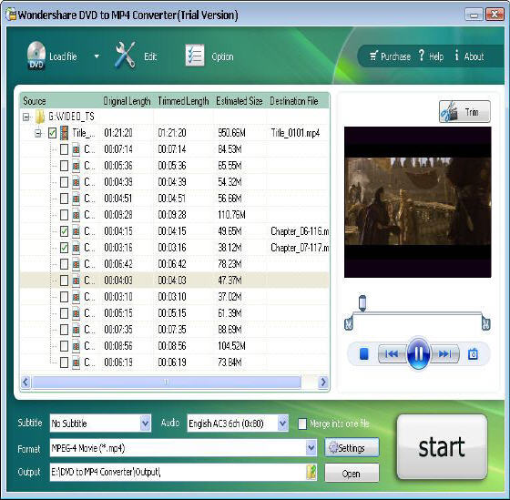 Wondershare DVD to MP4 Converter