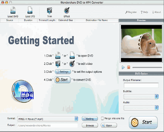 Wondershare DVD to MP4 Converter for MAC