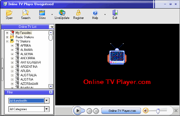 Online TV Player