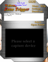Webcam Zone Trigger