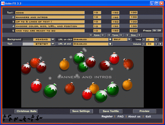 Amara Flash Menu and Button Maker