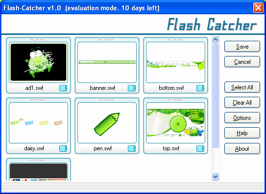 screenshot of Flash Catcher - Playing