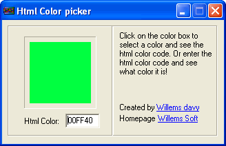Html Color Picker