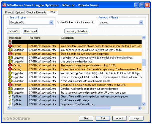 GRSeo - Search Engine Optimizer