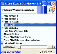 Keywords - Kazaa GUI Hacker