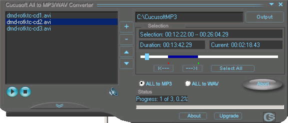 All Video/Audio to MP3/WAV