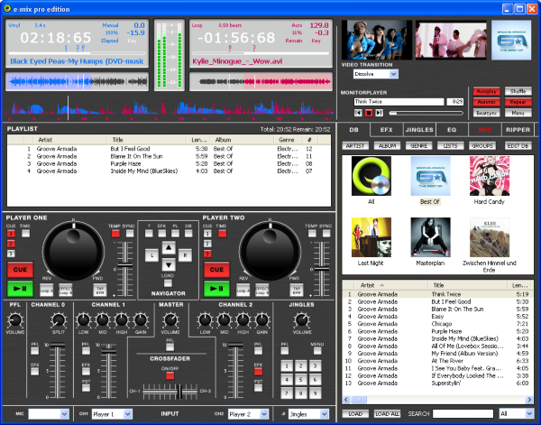 e-mix DJ Software