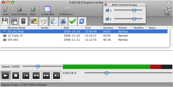 Express Scribe for Linux
