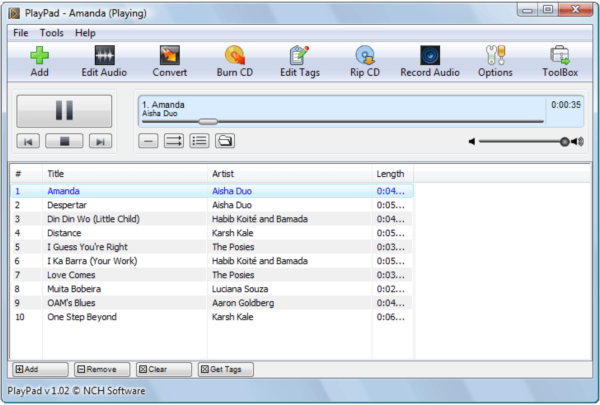 PlayPad Digital Audio Player