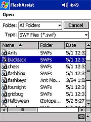 FlashAssist for pocket PC