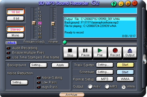 3D MP3 Sound Recorder