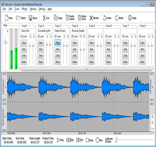 Audio Track Recording Utility