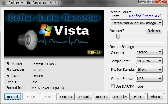 MP3 Sound Recording Software