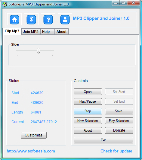 Скачать Mp3 Clipper and Joiner бесплатно 0.56Mb.