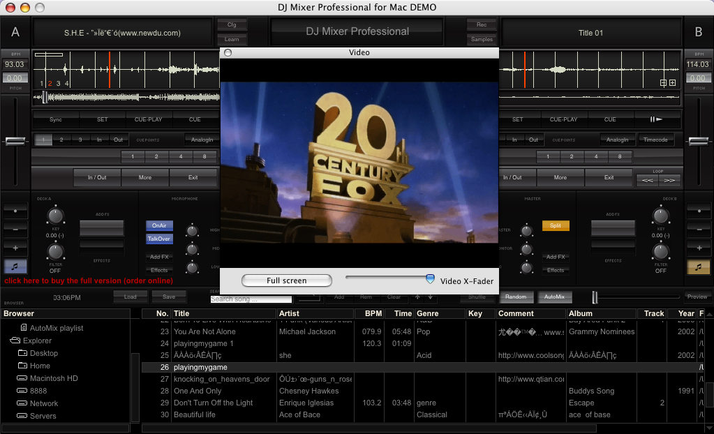 Video Mixture Software