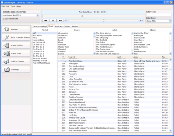 MediaWidget iPod Transfer Software Pro