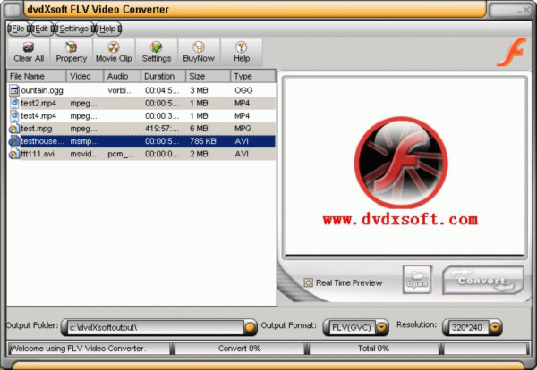 dvdXsoft FLV Video Converter