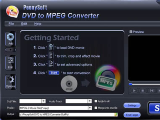 PeonySoft DVD to MPEG Converter