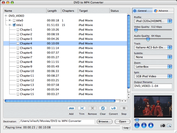 4Media DVD to MP4 Converter for Mac