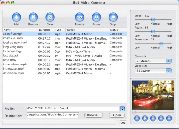 4Media iPod Video Converter for Mac
