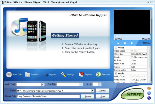 5Star DVD to iPhone Ripper