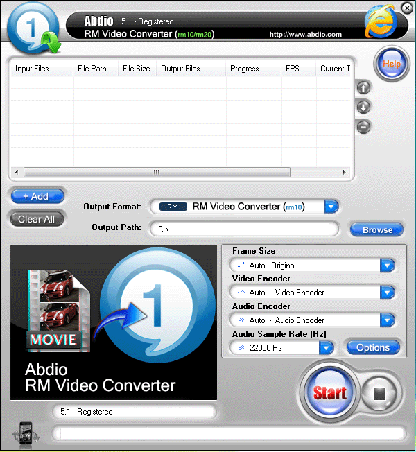 Abdio RM Video Converter