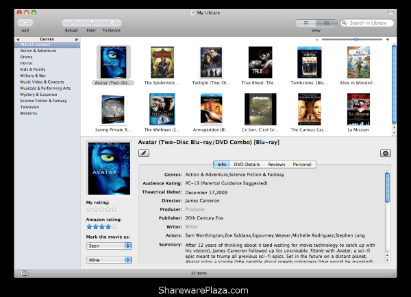 Aimersoft DVD Library for Mac