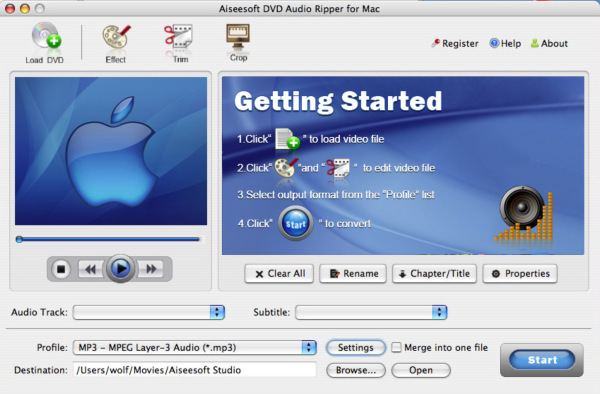 Aiseesoft DVD Audio Ripper for Mac