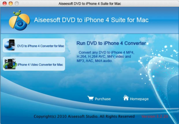 Aiseesoft DVD to iPhone 4 Suite for Mac