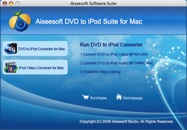 Aiseesoft DVD to iPod Suite for Mac