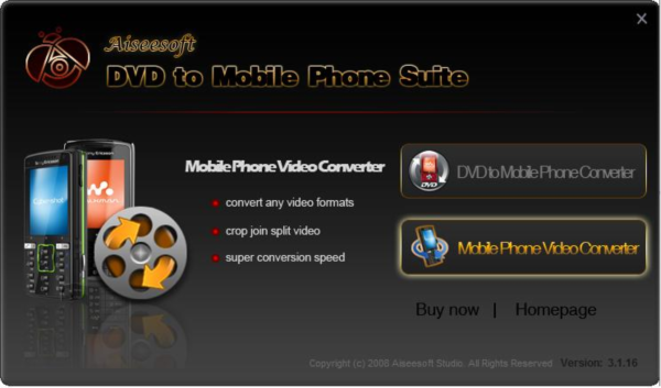Aiseesoft DVD to Mobile Phone Suite