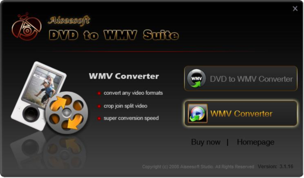 Aiseesoft DVD to WMV Suite