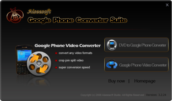 Aiseesoft Google Phone Converter Suite