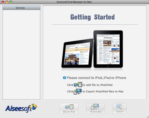 Aiseesoft iPad Manager for Mac