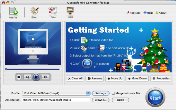 Aiseesoft MP4 Converter for Mac